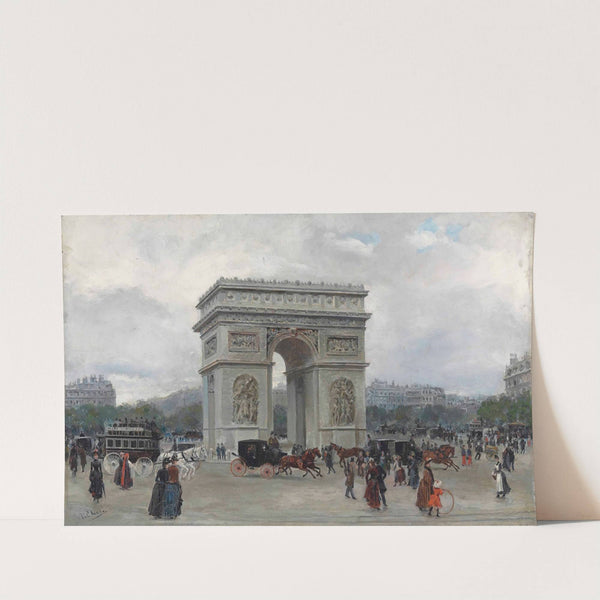 The Arc the Triomphe, Paris by Ulpiano Checa