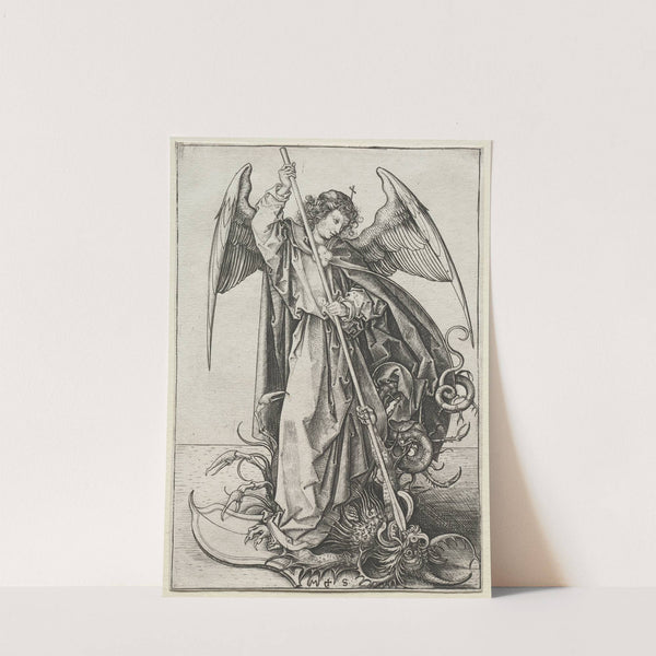 The Archangel Michael Piercing the Dragon (c. 1475) by Martin Schongauer