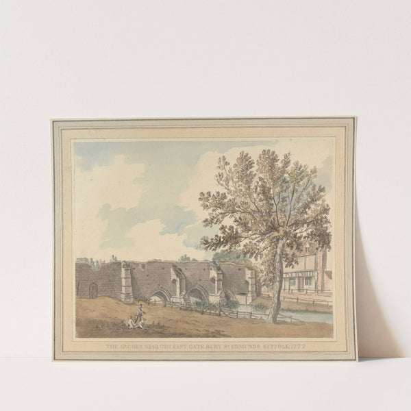 The Arches Near the East Gate, Bury St. Edmunds Suffolk (1777) by Capt. Francis Grose