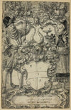 The Arms of Habsberg Flanked by an Elegant Couple