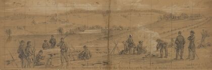 The Army of the Potomac. Somerville Ford on the Rapidan