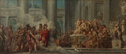 The Arrival of Aeneas in Carthage