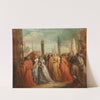The Arrival of the Dogaressa in the Piazzetta, Venice by Venetian School