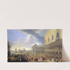 The Arrival Of The Earl Of Manchester In Venice (1707-1710) by Luca Carlevarijs