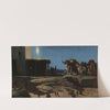 The arrival of the Magi in Bethlehem (c. 1864) by Octave Penguilly-L'''haridon