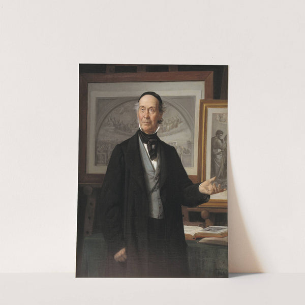 The Art Historian Niels Lauritz Høyen by Wilhelm Marstrand