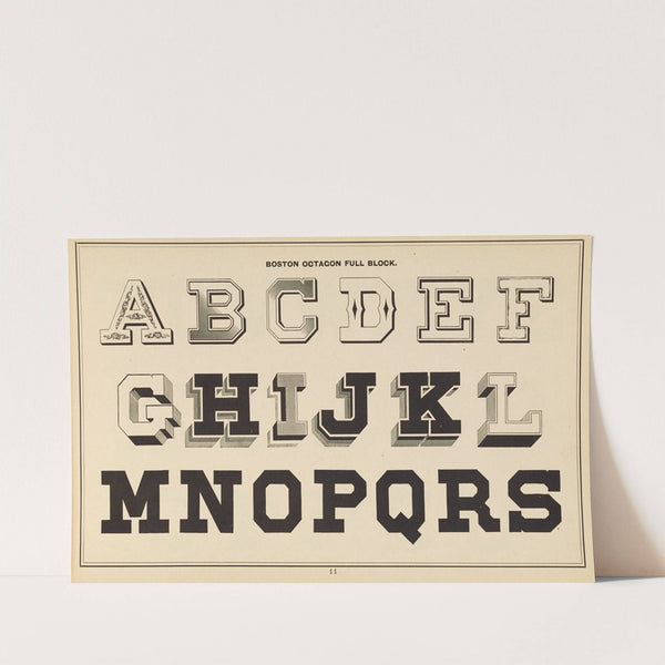 The art of lettering and sign painter&#8217;s manual Pl.10 (1878) by Allen P Boyce