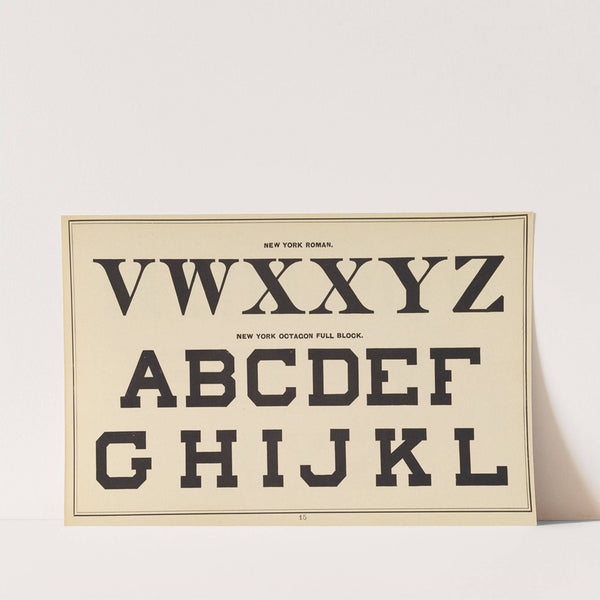 The art of lettering and sign painter&#8217;s manual Pl.14 (1878) by Allen P Boyce