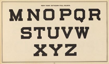The art of lettering and sign painter’s manual Pl.15 (1878) — size preview