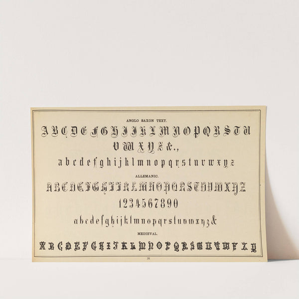 The art of lettering and sign painter&#8217;s manual Pl.25 (1878) by Allen P Boyce