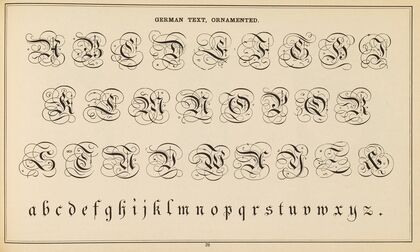 The art of lettering and sign painter’s manual Pl.27 (1878)
