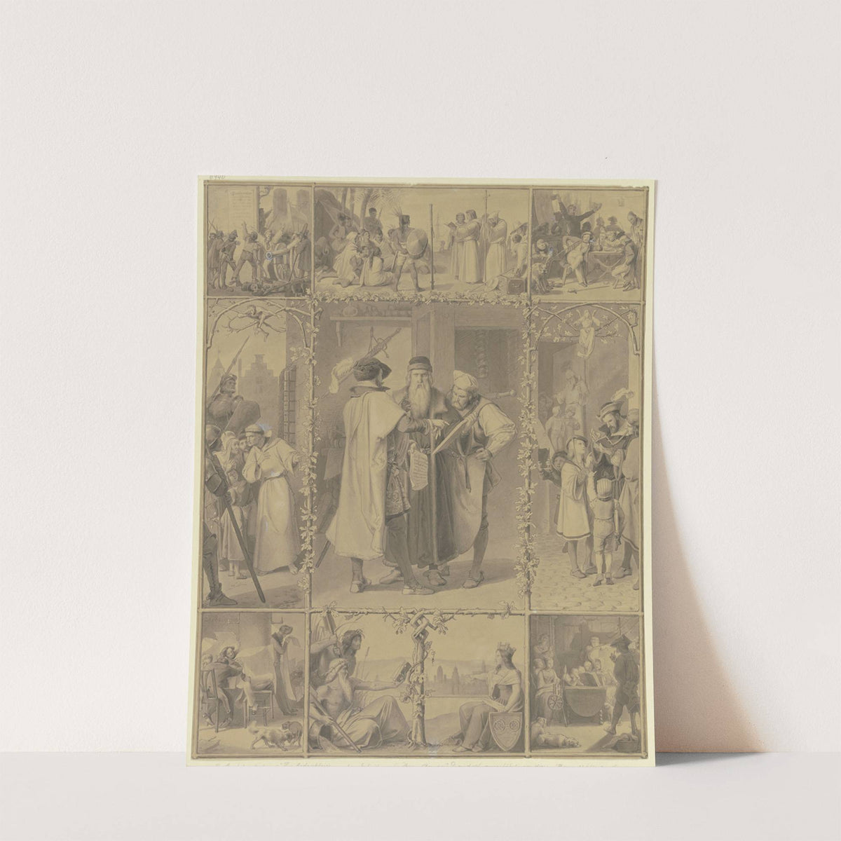 The art of printing by Alfred Rethel