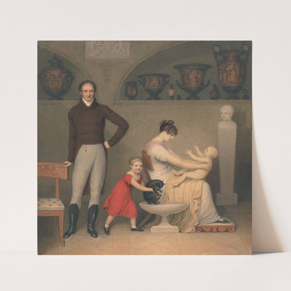 The Artist and his Family (1813) by Adam Buck