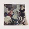 The Artist and His Model (1921) by Dean Cornwell