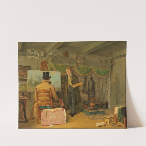 The Artist at his Studio by Anthony Oberman