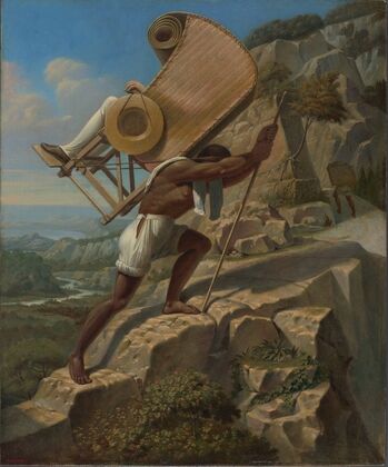 The Artist Carried in a Sillero over the Chiapas from Palenque to Ocosingo, Mexico