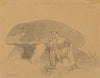 The Artist, Seated in Front of a Dolmen