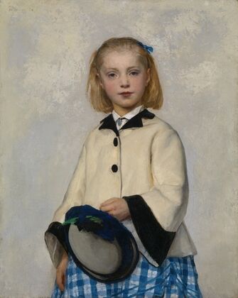 The artist’s daughter Louise (1874)