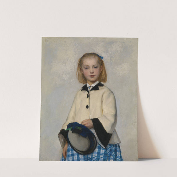 The artist’s daughter Louise (1874) by Albert Anker