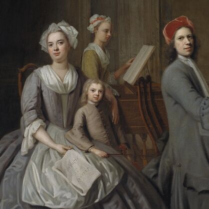 The Artist’s Family Making Music Together