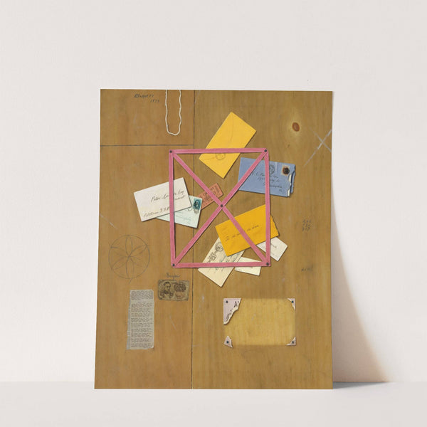 The Artist&#039;s Letter Rack by William Michael Harnett