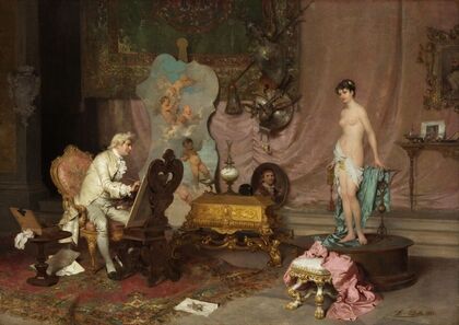 The Artist’s Model (1882)