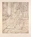 The Artist’s Mother Crocheting