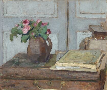 The Artist’s Paint Box and Moss Roses — size preview