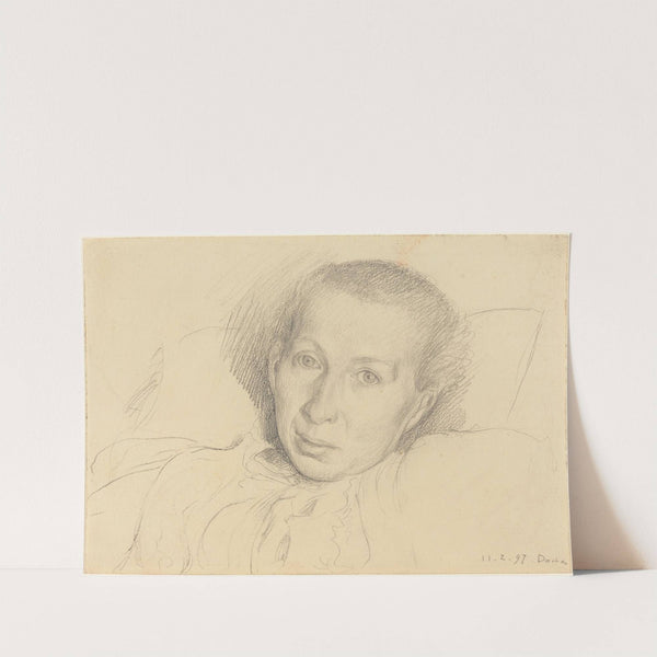 The Artist’s Sister, Marie von Kalckreuth (1897) by Leopold von Kalckreuth