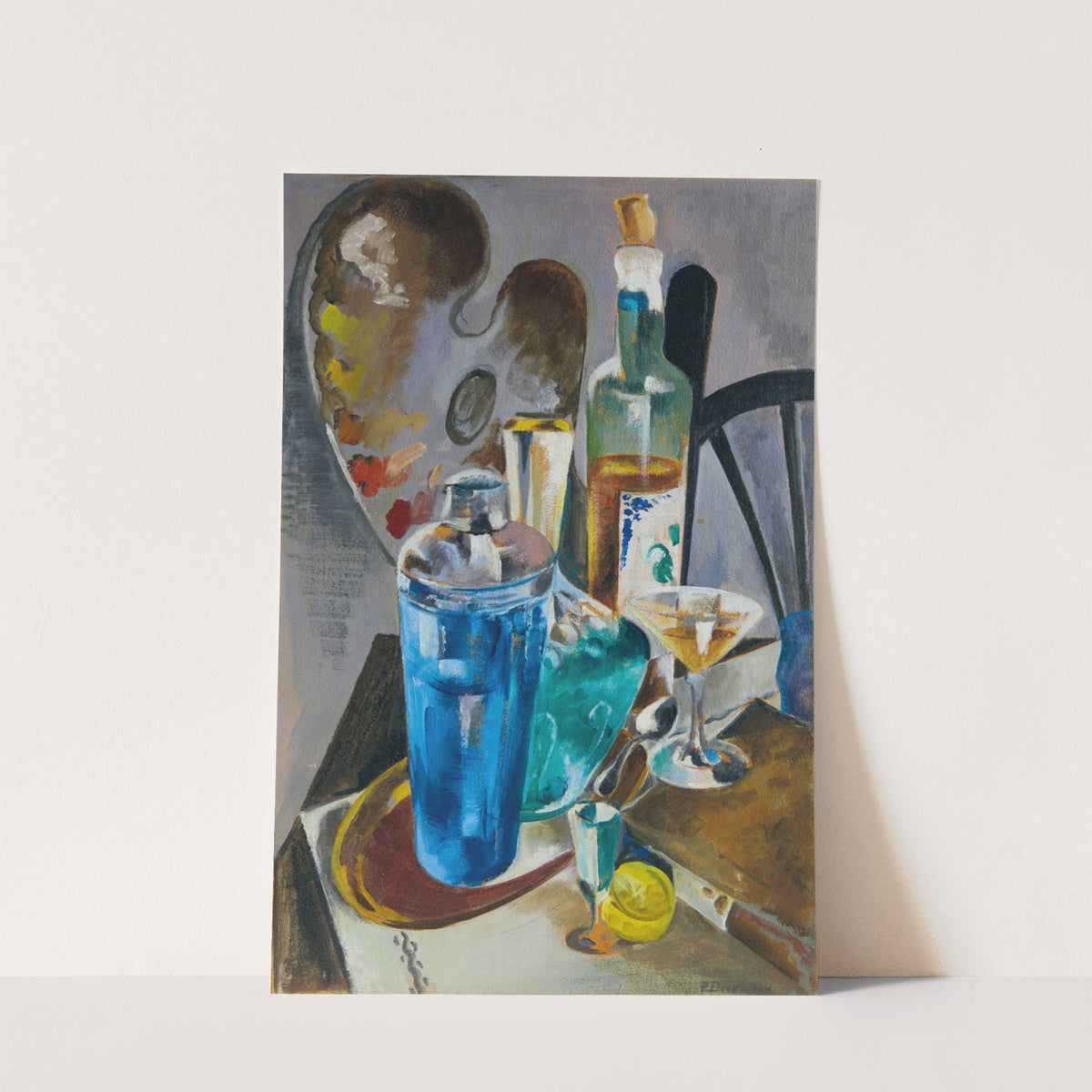 The Artist's Table by Preston Dickinson