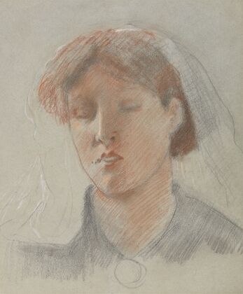 The Artist’s Wife Emma, on her Wedding Day