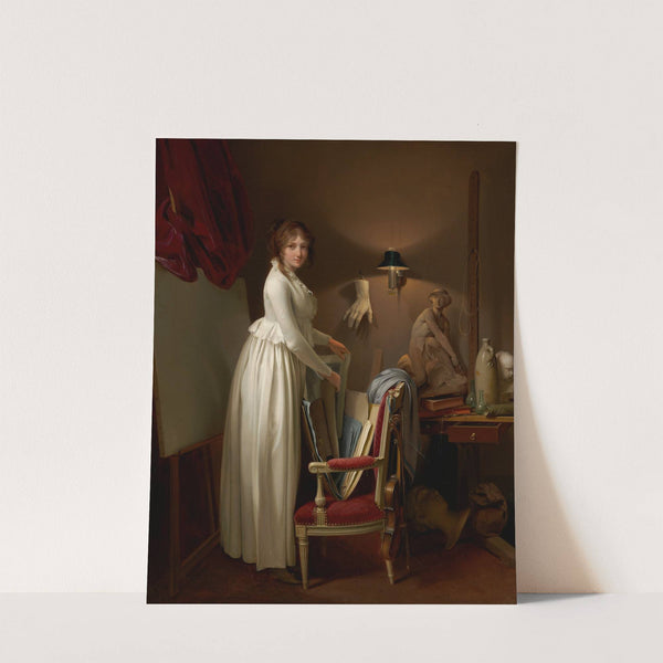 The Artist’s Wife In His Studio (C. 1795–99) by Louis Léopold Boilly