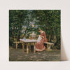 The Artist’s Wife in the Arbour other by Gerhard Munthe
