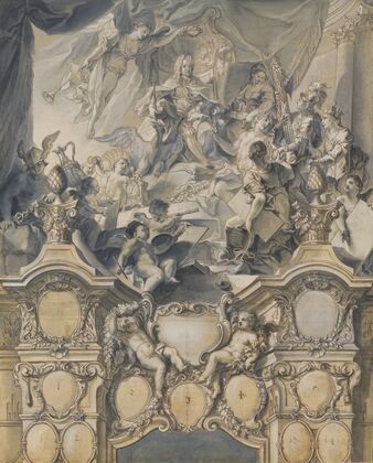 The Arts and Powers Pay Homage to Emperor Charles VI