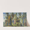 The Arts Being Introduced to Germany by Christianity (1834 – 1836) by Philipp Veit