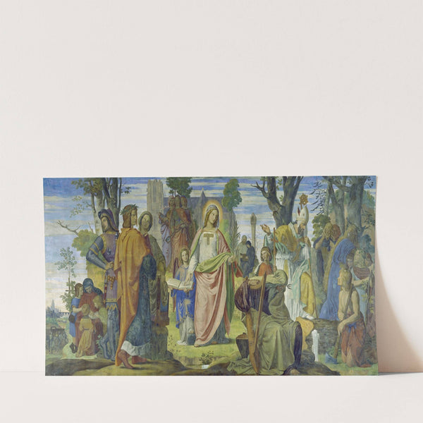 The Arts Being Introduced to Germany by Christianity (1834 – 1836) by Philipp Veit