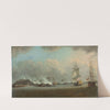 The attack on the island of Gorée, off the coast of Senegal, on 29 December 1758 under the command of Commodore The Honourable Augustus Keppel by Dominic Serres