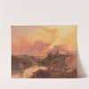 The Avon Gorge at Sunset (ca. 1850) by Francis Danby