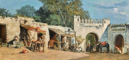 The Bab el Fahs gate, Tangier