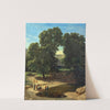 The banks of the Gardon (1850) by Jean-Paul Flandrin