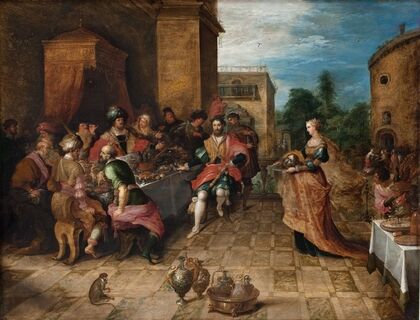 The Banquet of Herod. Salome Presents the Head of John the Baptist (1623 – 1626)