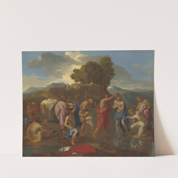 The Baptism of Christ by Nicolas Poussin