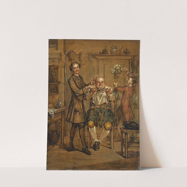 The Barber by Marcellus Laroon the Younger