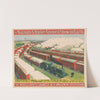 The Barnum & Bailey Greatest Show on Earth–A realistic picture of the arrival of our four trains… (1899) by Strobridge & Co. Lith.