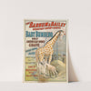 The Barnum &amp; Bailey greatest show on earth : Baby Bumbeno, only American born giraffe, cutest thing alive by Strobridge &amp; Co. Lith.