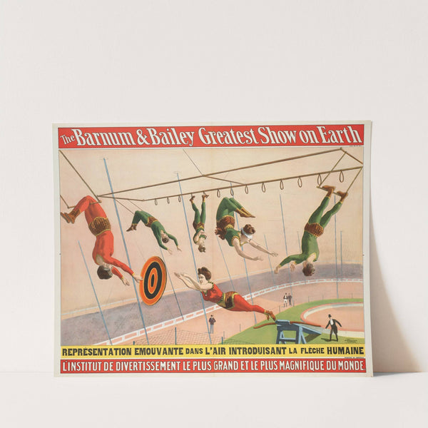 The Barnum &amp; Bailey greatest show on earth : L&#039;Institut de divertissement le plus grand et le plus magnifique du monde by Strobridge &amp; Co. Lith.