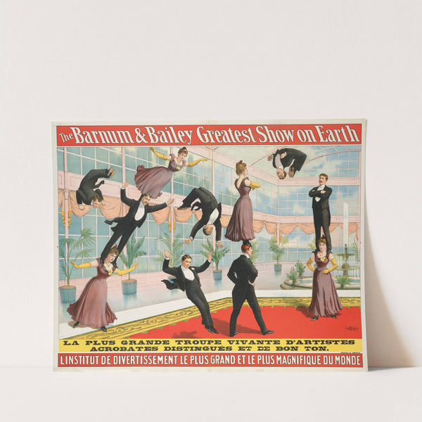 The Barnum & Bailey greatest show on earth : L’Institut de divertissement le plus grand et le plus magnifique du monde (1900) by Strobridge & Co. Lith.