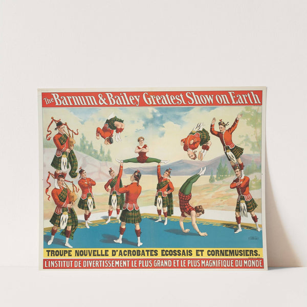 The Barnum &amp; Bailey greatest show on earth : L&#039;Institut de divertissement le plus grand et le plus magnifique du monde by Strobridge &amp; Co. Lith.