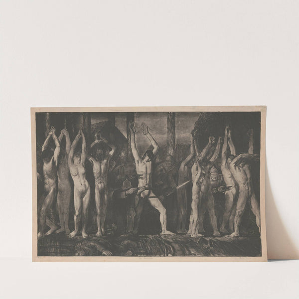 The barricade by George Wesley Bellows