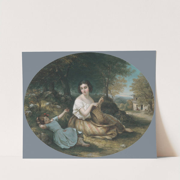The Basket Maker (1853) by Louis Lang